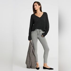 Women's High-Rise Gray Skinny Jeans 8L Nwt & Sealed In Bag